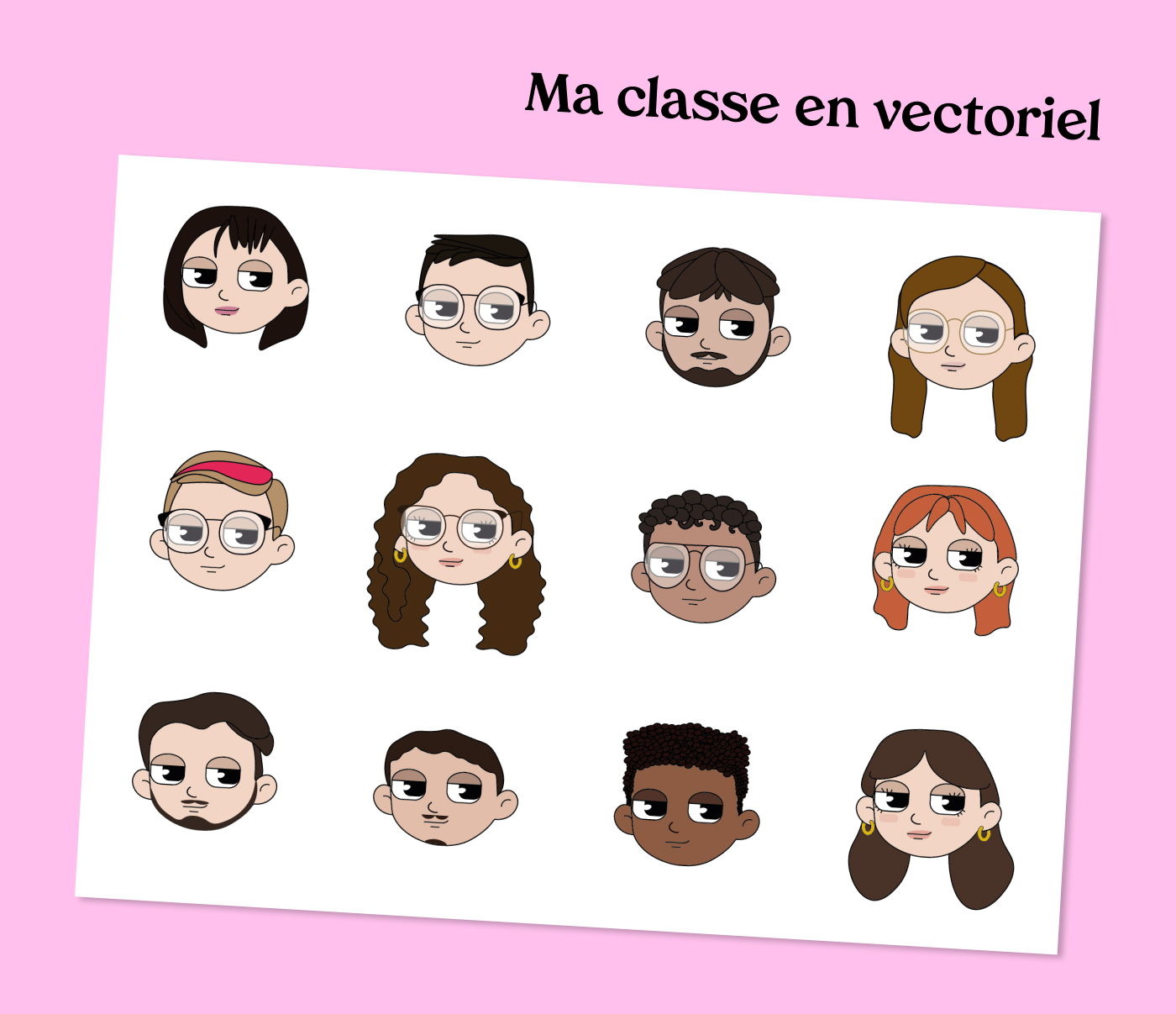 dessins vectoriels de ma classe