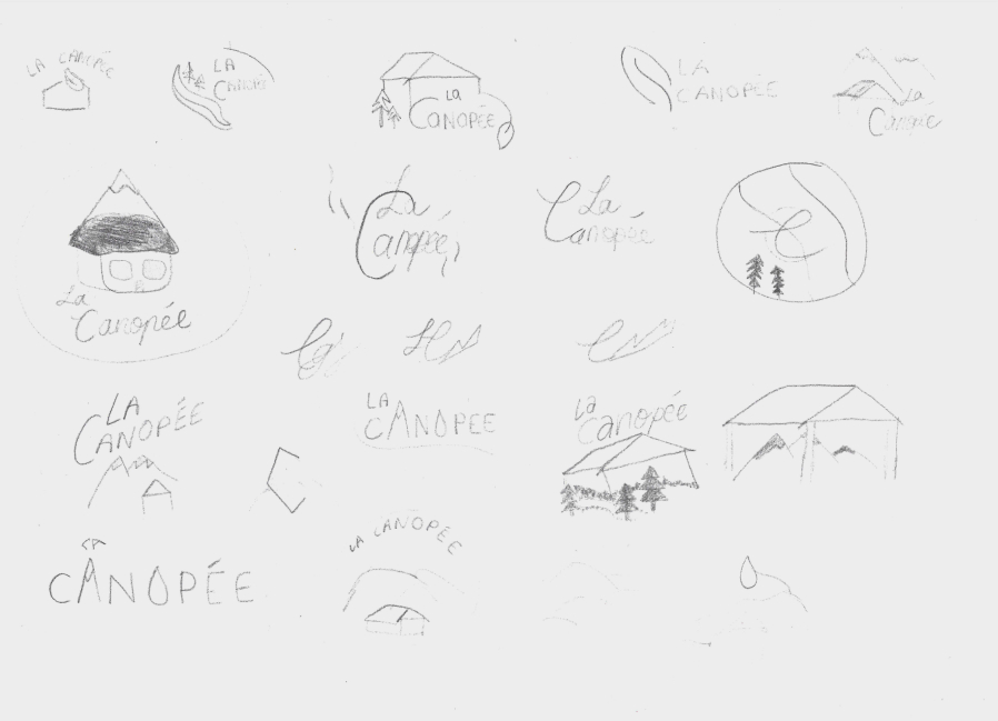 croquis de logos